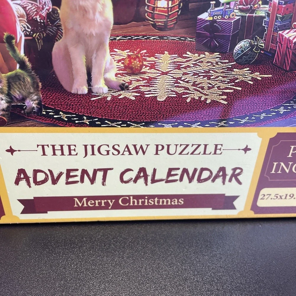 jigsaw puzzle advent calendar Christmas 1008  Poster Included Sealed